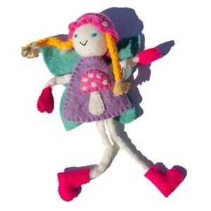 NWT Mushroom Bonnet Tooth Fairy-Blonde